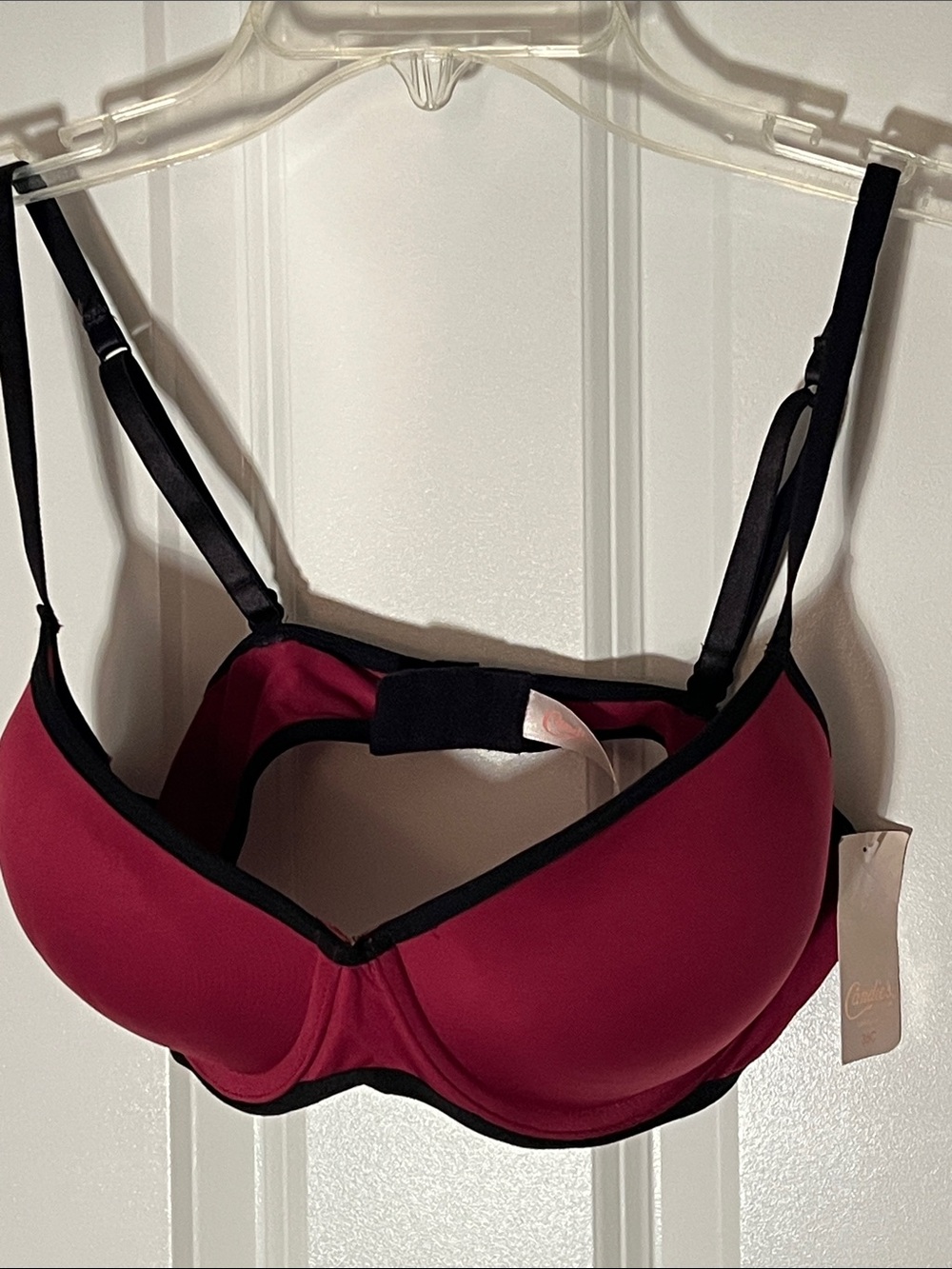 Candie's Berry T-Shirt Bra with Black Trim